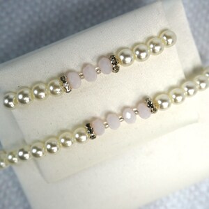 Mother and Daughter Pearls with Murano Beads Set