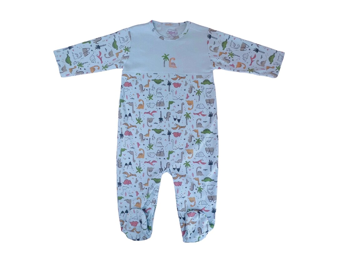 Dinosaurs Baby Footed Pajamas // Dinosaurs Pajamas Dino Etsy