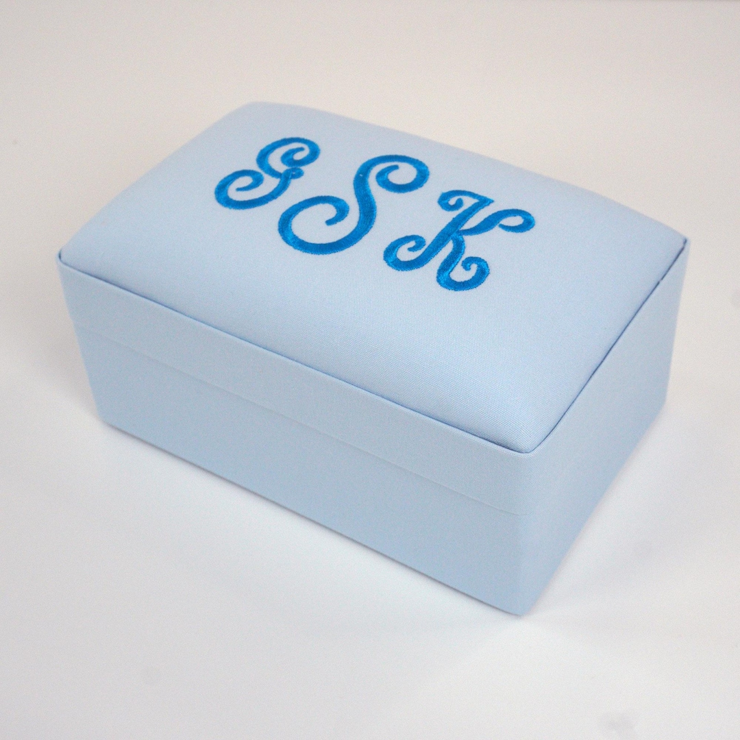 Small Baby Keepsake Box With Malibu Cotton Poplin / Personalized ...