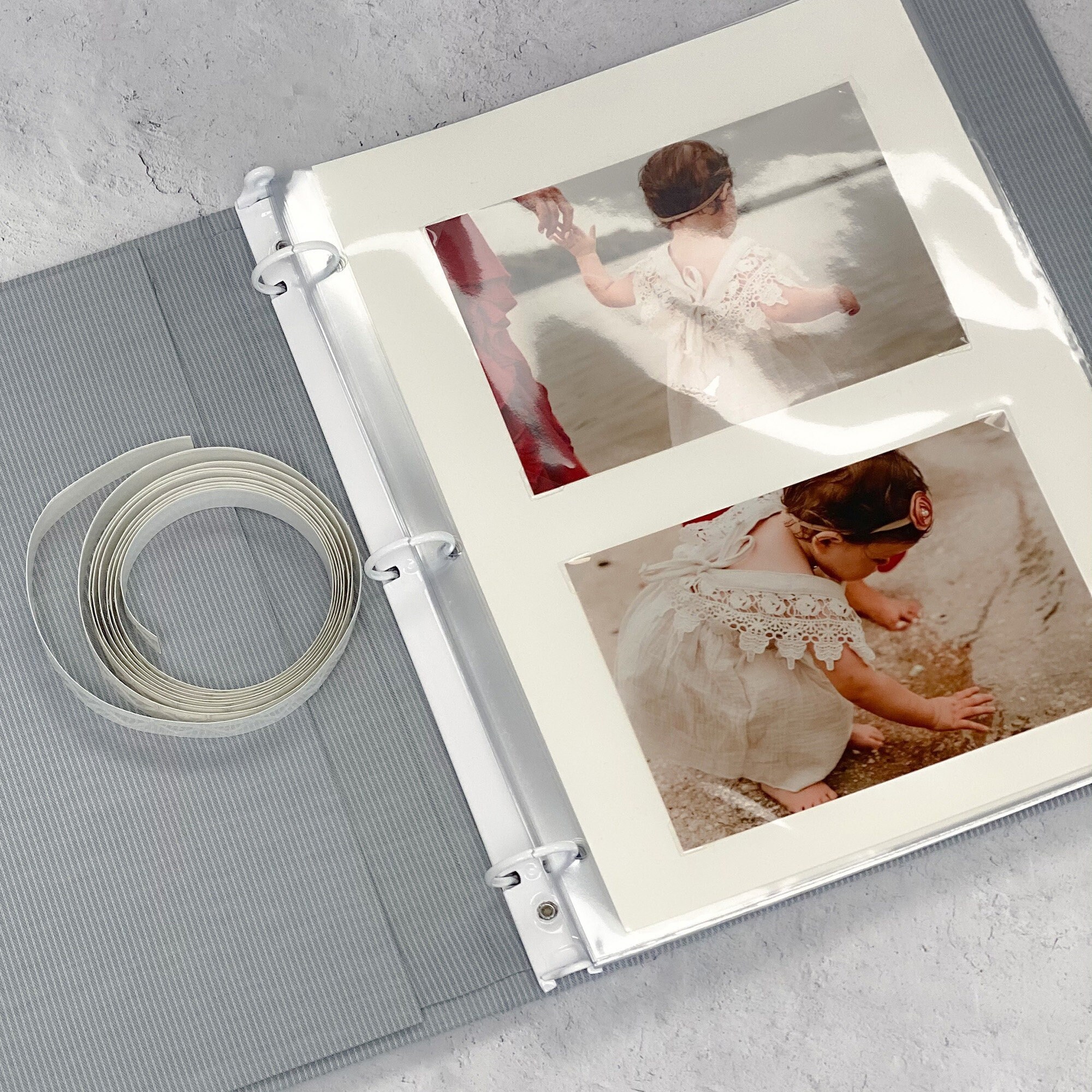 Archival Sheets and Transparent Protectors With Photo Corners for  Scrapbooking Does Not Include Book. 