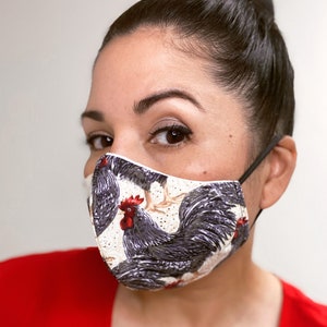 Roosters Face Mask