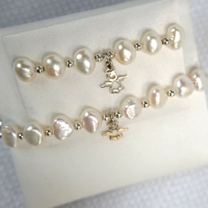 Ensemble de bracelets de perles d'eau Mommy & Me // Bracelets mère et fille assortis