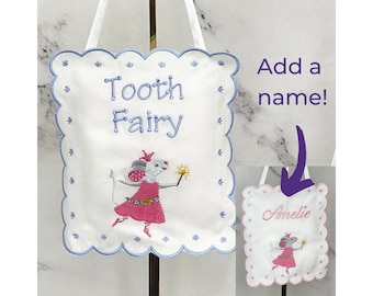 Tooth Fairy “Ratoncita Pérez” Hanging Sign Pillow