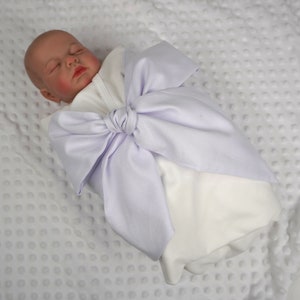 Baby Blue Pima Cotton Swaddle Wrap