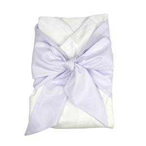 Milly Marie Classic Bow Pima Baby Blanket main image 1