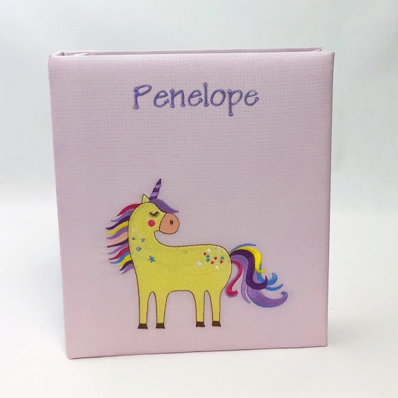 Baby Memory Book in the Baby Unicorn Collection // Unicorn Etsy