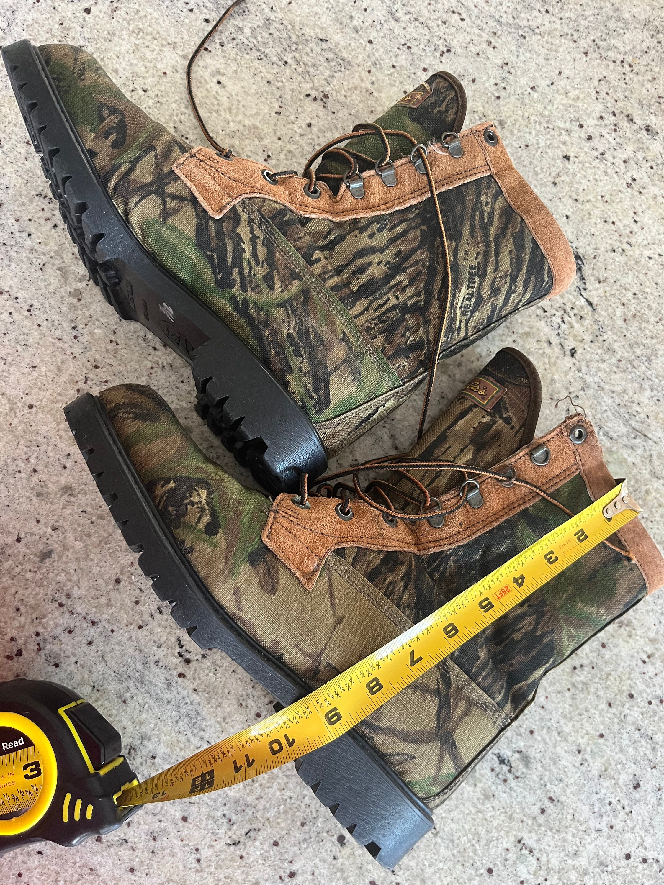 Vintage Cabelas Realtree Camo Hunting Boots Gore-tex Brown  display picture 2