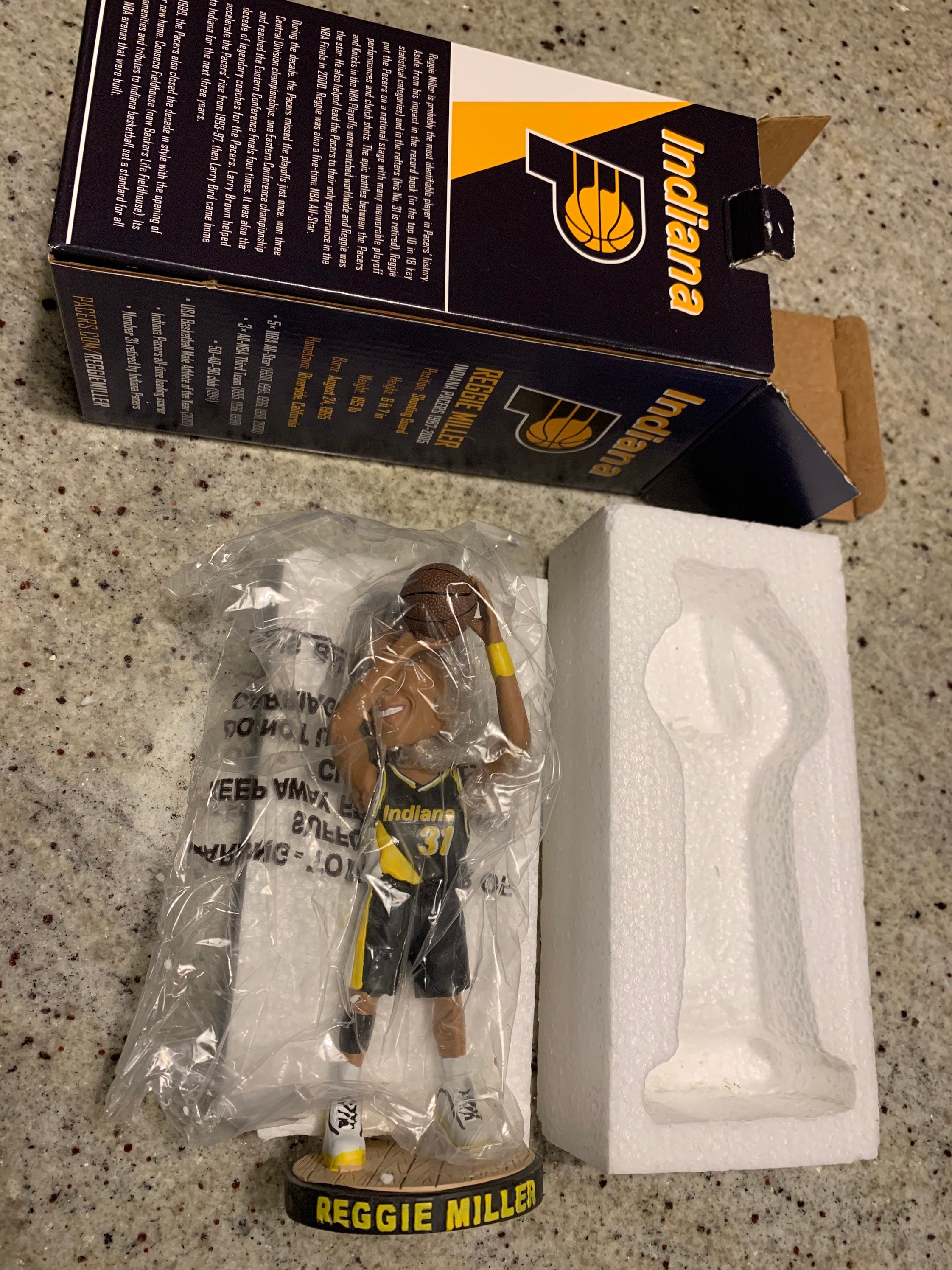 限定版 90年代 レジー・ミラー インディアナ・ペイサーズ ボブルヘッド