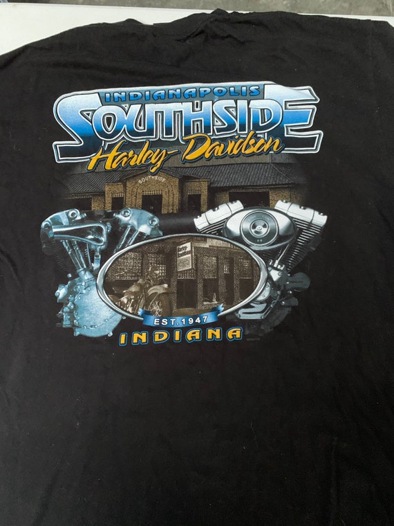 Vintage 80s 90s Harley Davidson Indianapolis T Shirt Size XL  