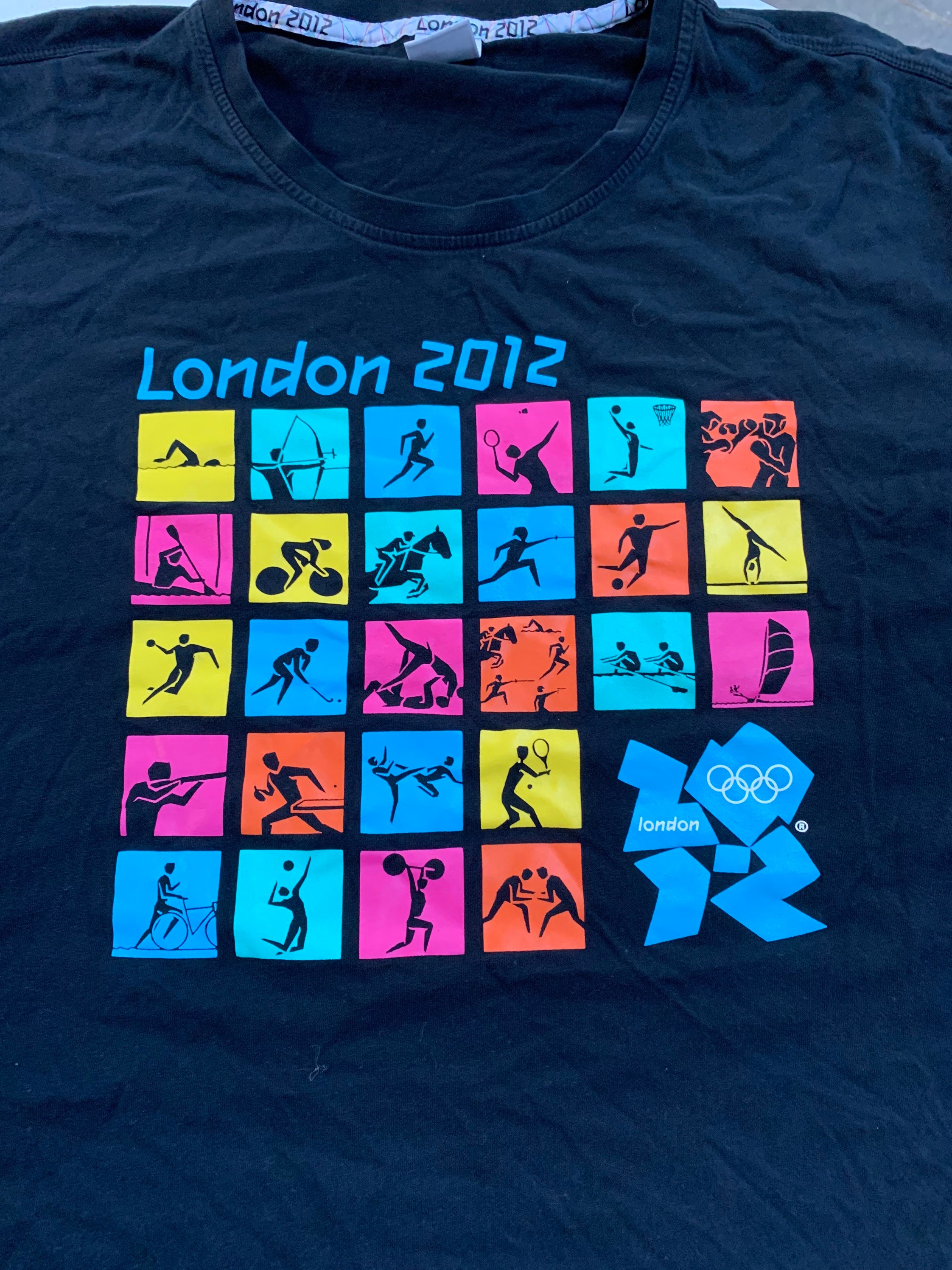 London 2012 Summer Olympics T Shirt Size 2XL Awesome Graphic