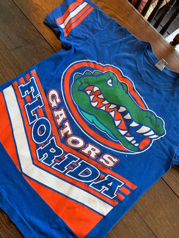 Vintage Florida Gators Allover Print T Shirt Size Large