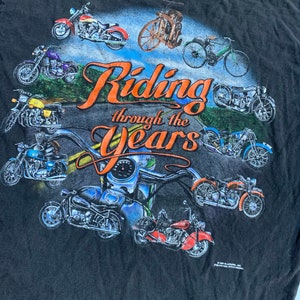 vintage 90s Motorcycles Riding Through the Years T Shirt Size Large Double Sided Awesome Graphic Cycles Vintage 90s Riding Through the Years T Shirt Size Large Double Sided Awesome Graphic Cycles Vintage 90s Motorcycles Riding Through the Years T Shirt Size Large Double Sided Awesome Graphic Cycles Vintage 90