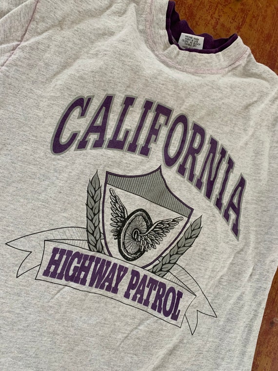Vintage California Highway Patrol T Shirt Size La… - image 9