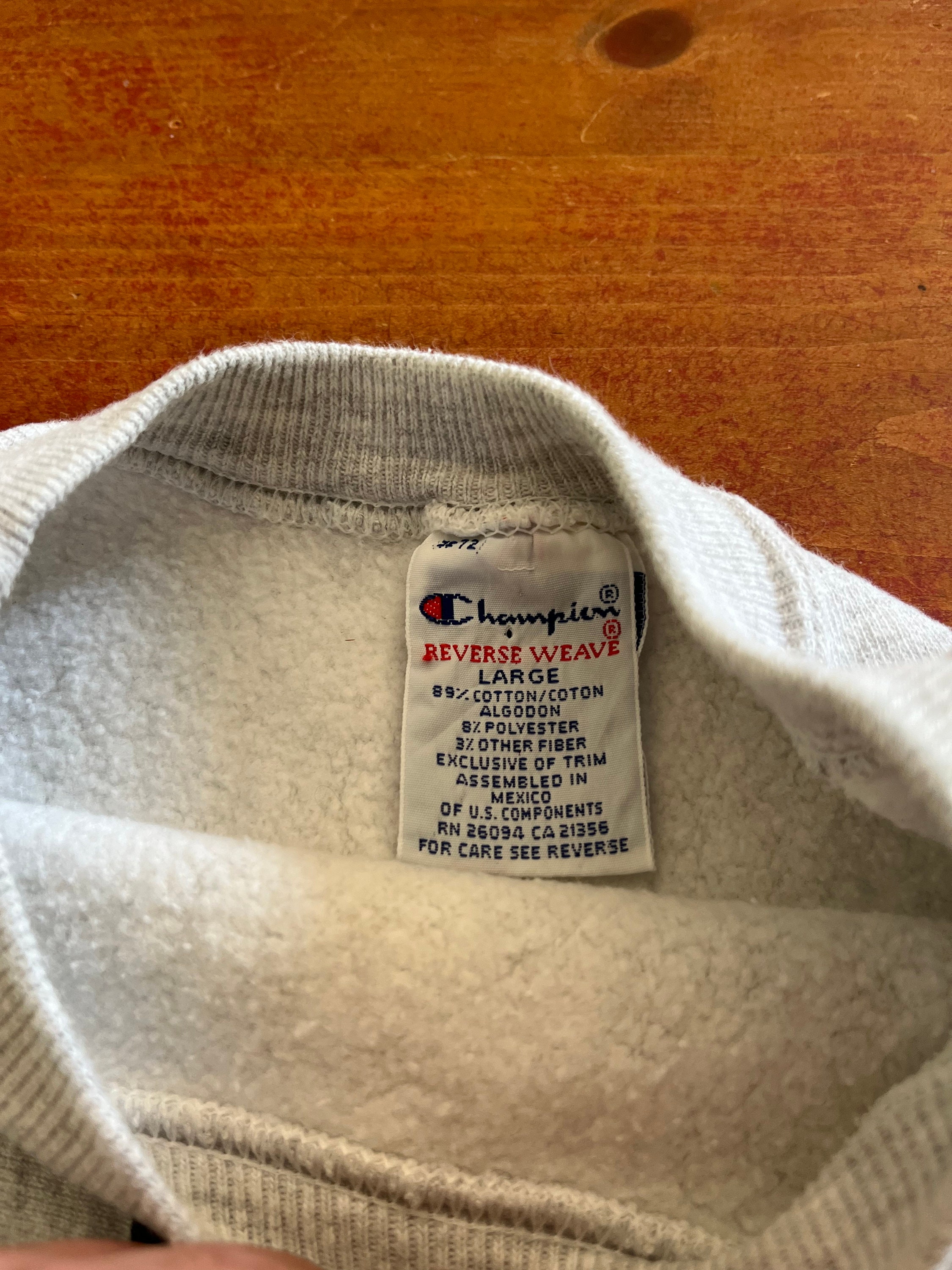 Vintage Dallas Cowboys Reverse Weave Champion Brand Crewneck 