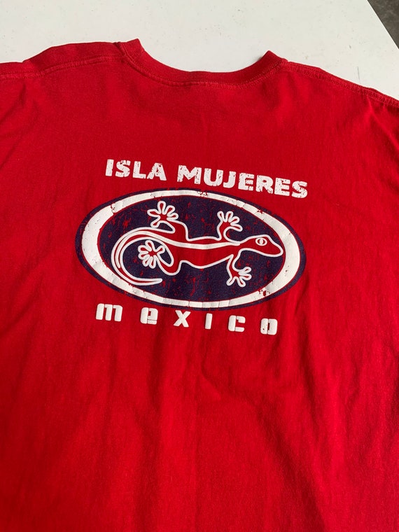 Vintage Isla Mujeres Mexico Graphic T Shirt Size X
