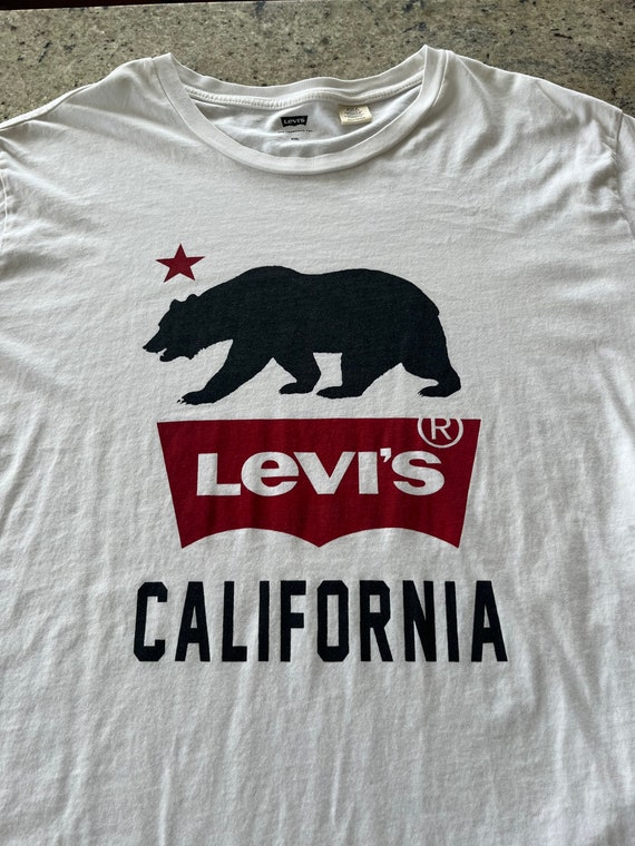 Levis California Bear T Shirt Size 2XL Awesome Graphic - Etsy