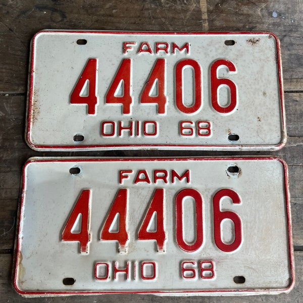 Ohio Farm Plates Etsy