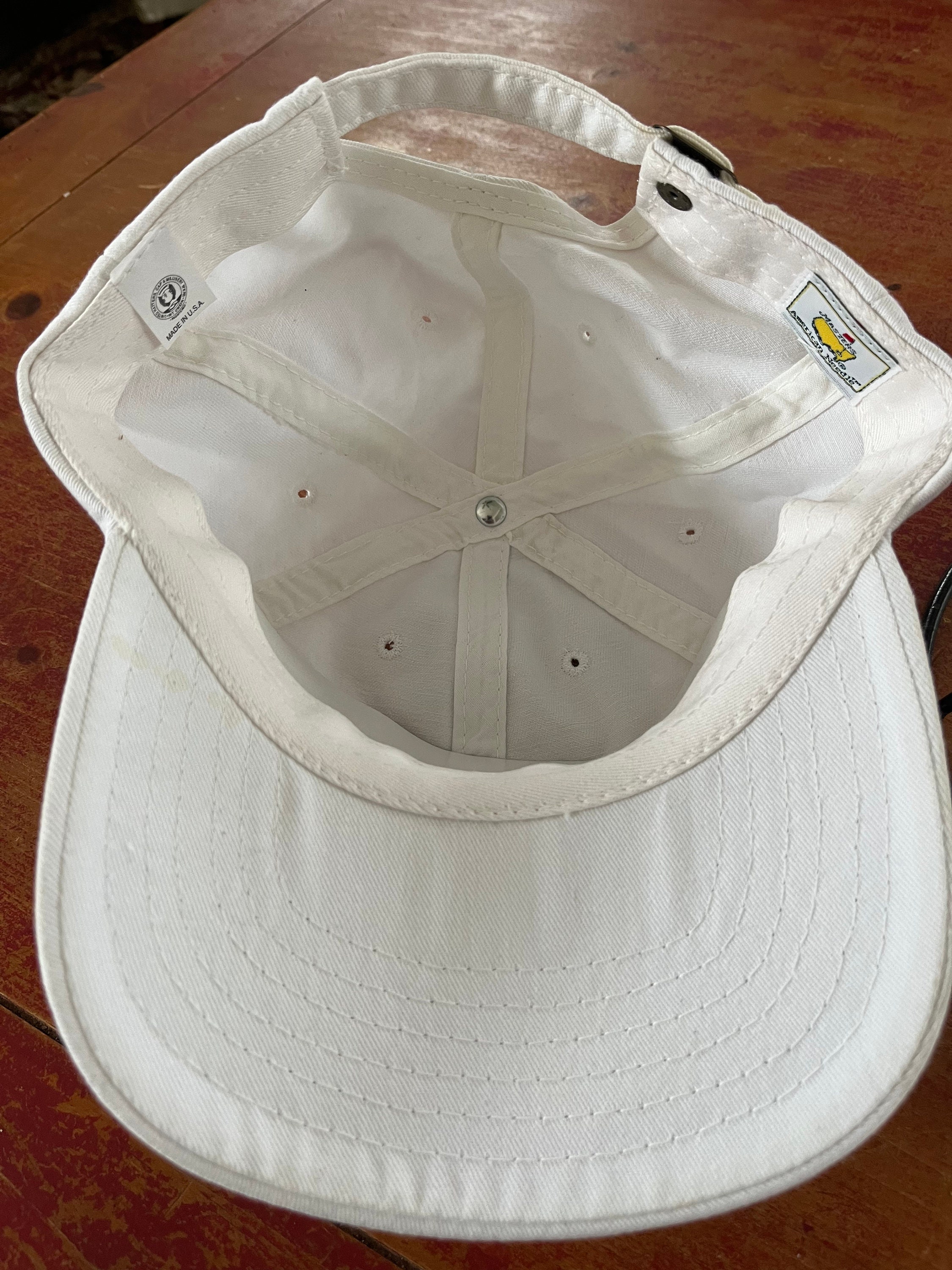Vintage 2004 Masters Golf Tournament White Hat Cap Quality