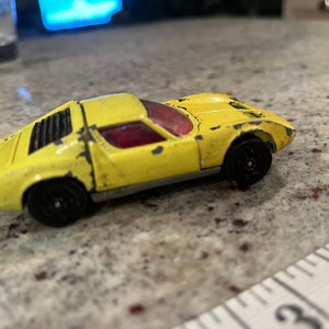 Vintage Corgi Toys 342 Lamborghini Miura P400 Gt. Britain Rough Condition