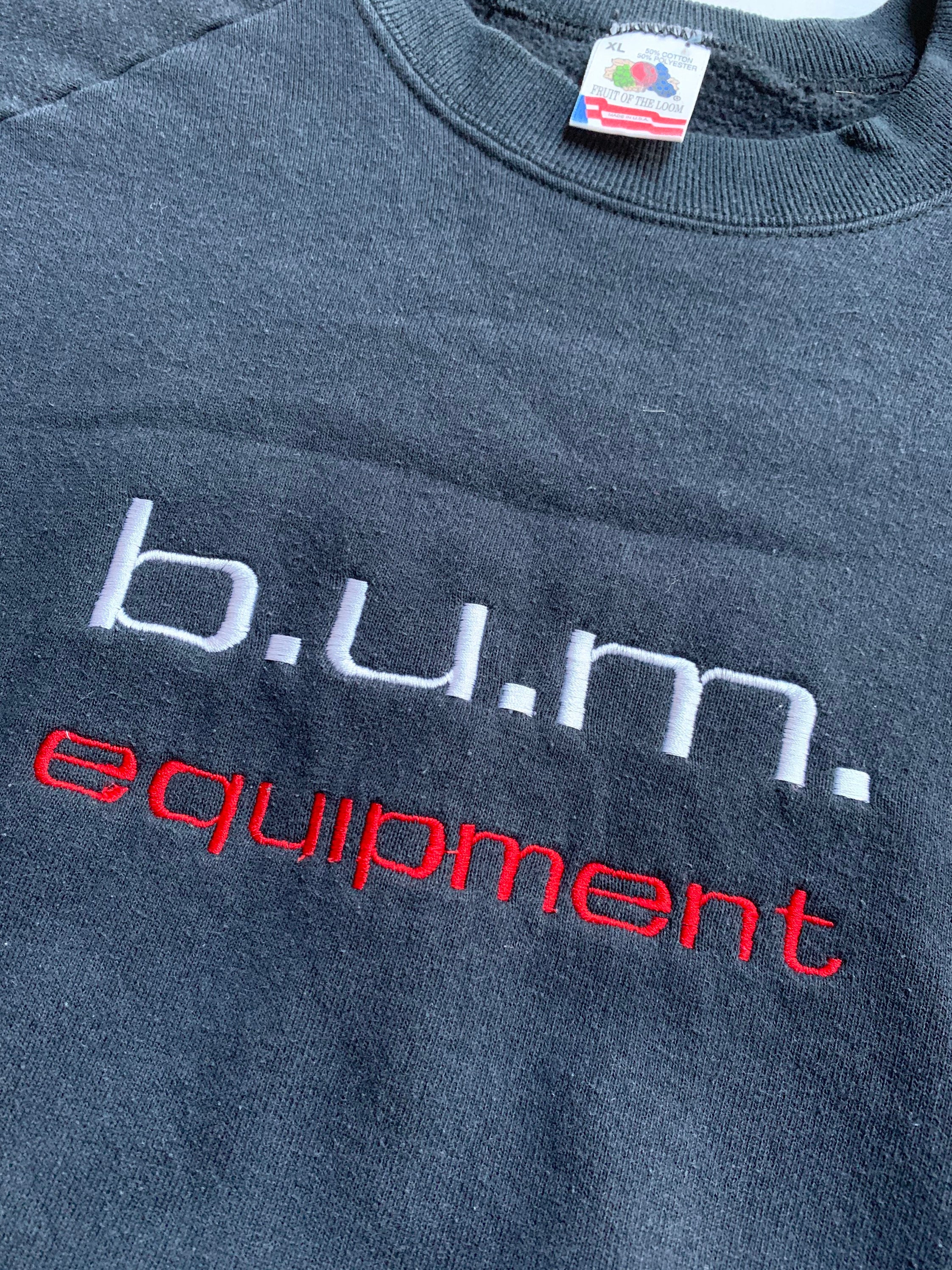 Vintage 80s 90s BUM Equipment Crewneck 