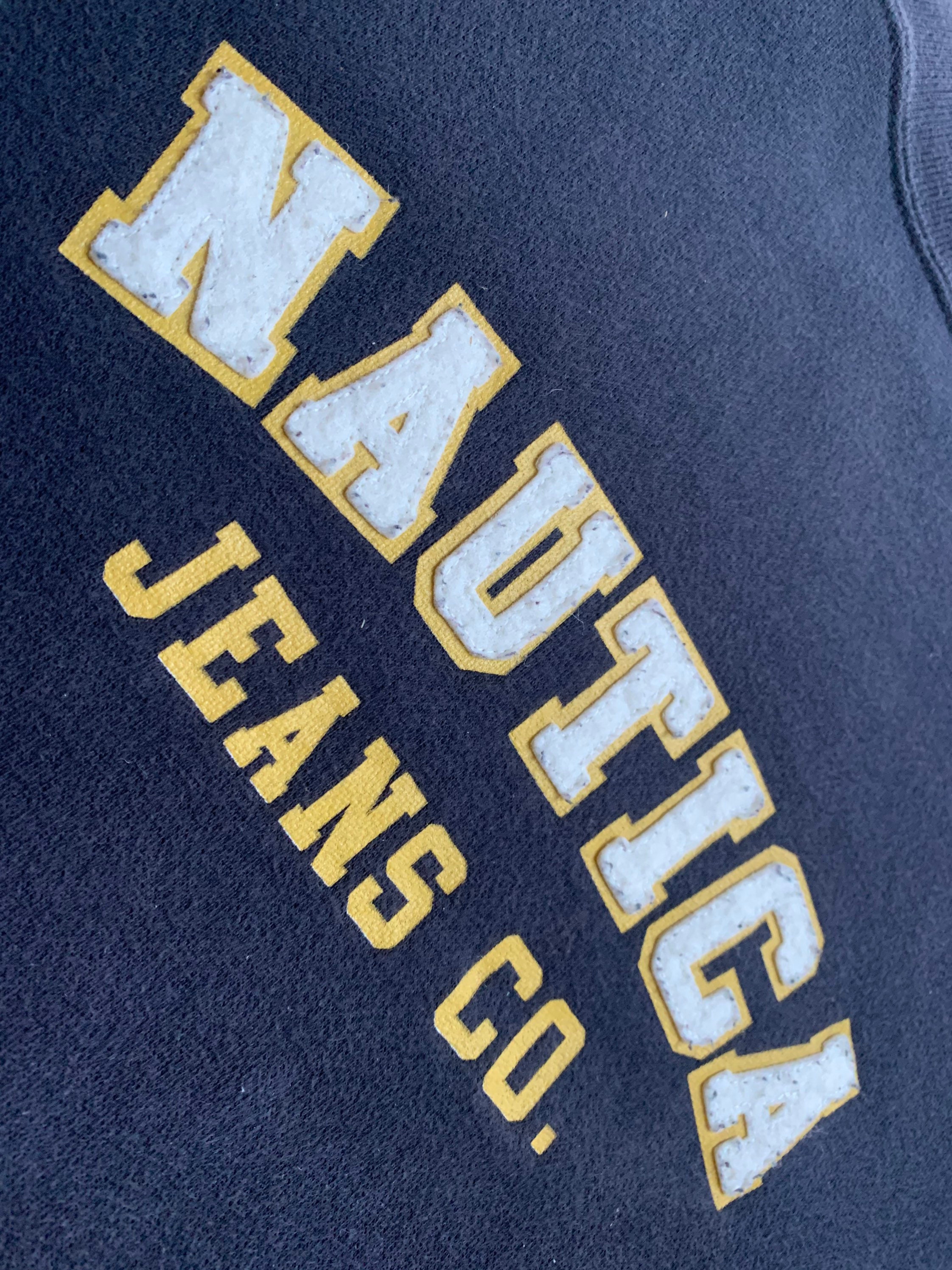 Vintage 90s Nautica Jeans Co Spell Out Crewneck Sweatshirt