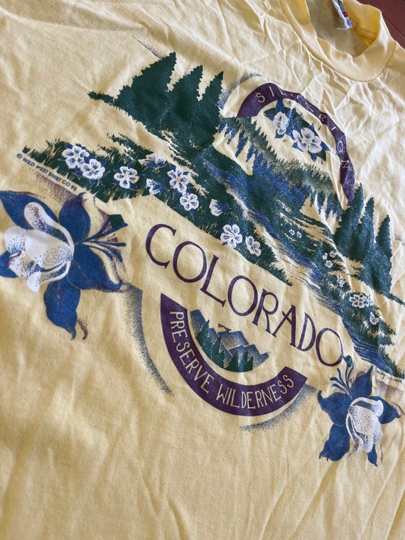 Vintage 80s Silverton Colorado T Shirt Size Large… - image 7