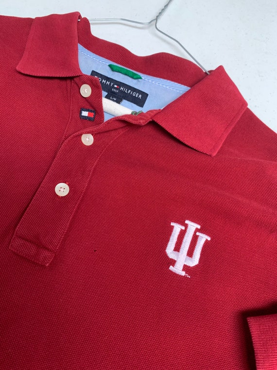 Tommy Hilfiger IU Indiana University Polo Shirt Size Large - Etsy India