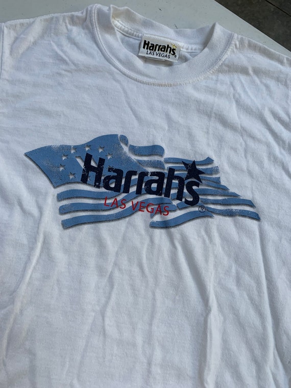 Vintage Harrahs Las Vegas T Shirt Size Small Casi… - image 9