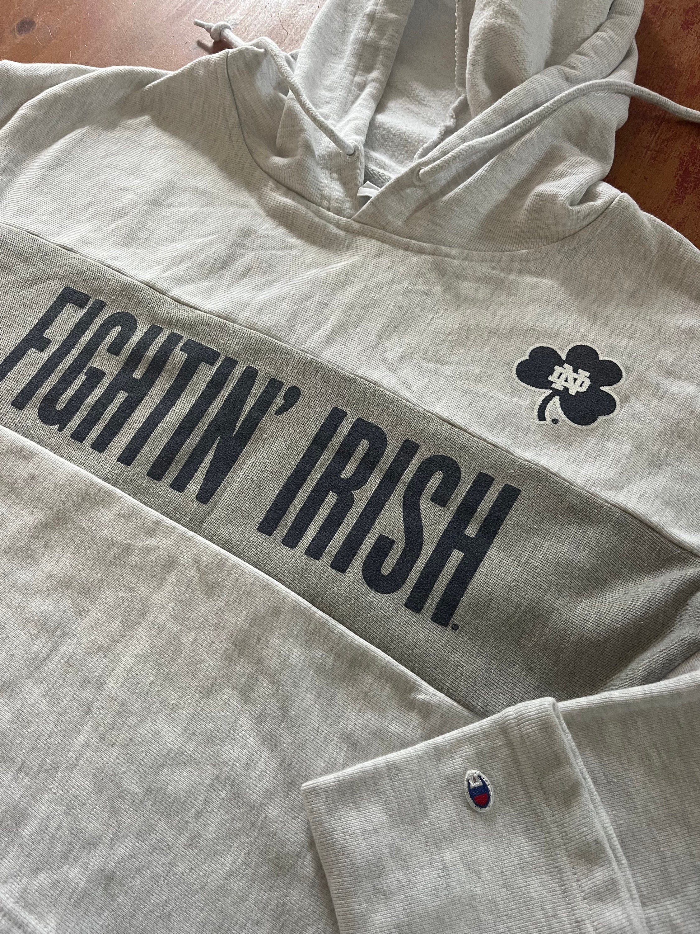 Vintage Notre Dame Fightin Irish Champion Brand Reverse Weave 