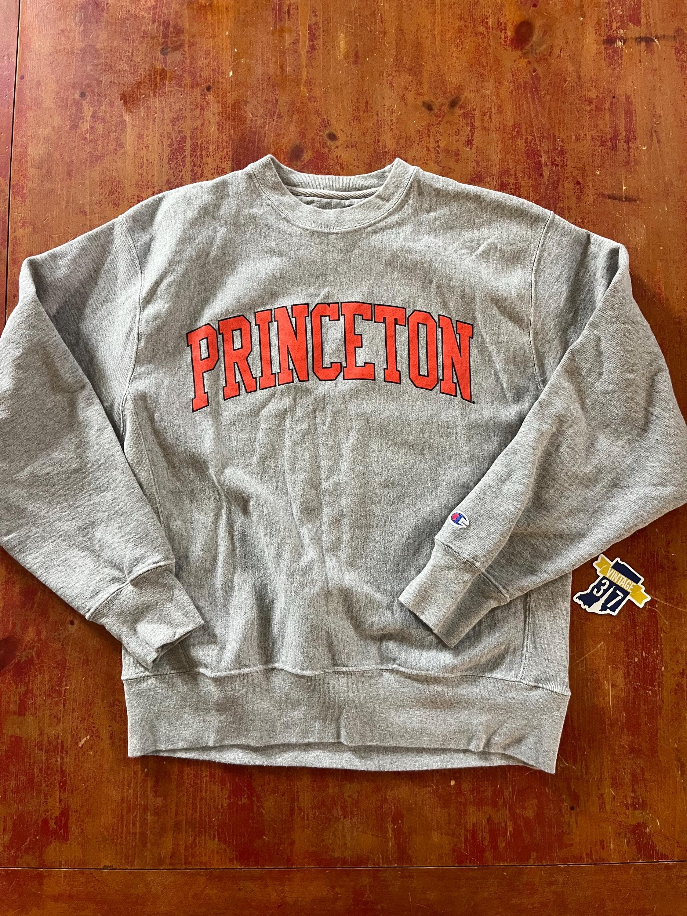 Vintage Champion Brand Princeton Crewneck Sweatshirt Size Medium 
