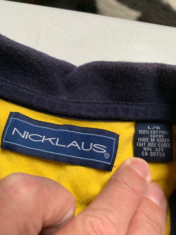 Vintage Jack Nicklaus Grand Traverse Resort Polo Blue… Gem