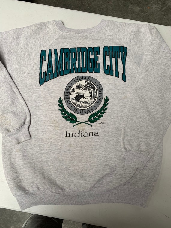 Vintage Cambridge City Indiana Crewneck Sweatshir… - image 1
