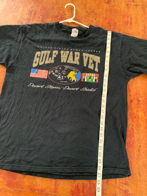 Vintage Gulf War Vet Desert Storm Desert Shield T… - image 7