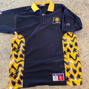Vintage Champion Brand Indiana Pacers Warmup Shirt Size XL Awesome Quality & Details