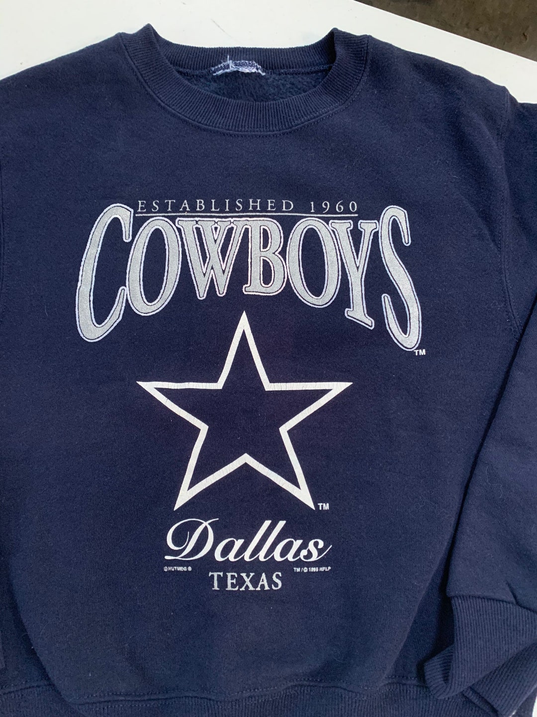 Vintage 90s Dallas Cowboys Crewneck Sweatshirt Size Youth Large See ...