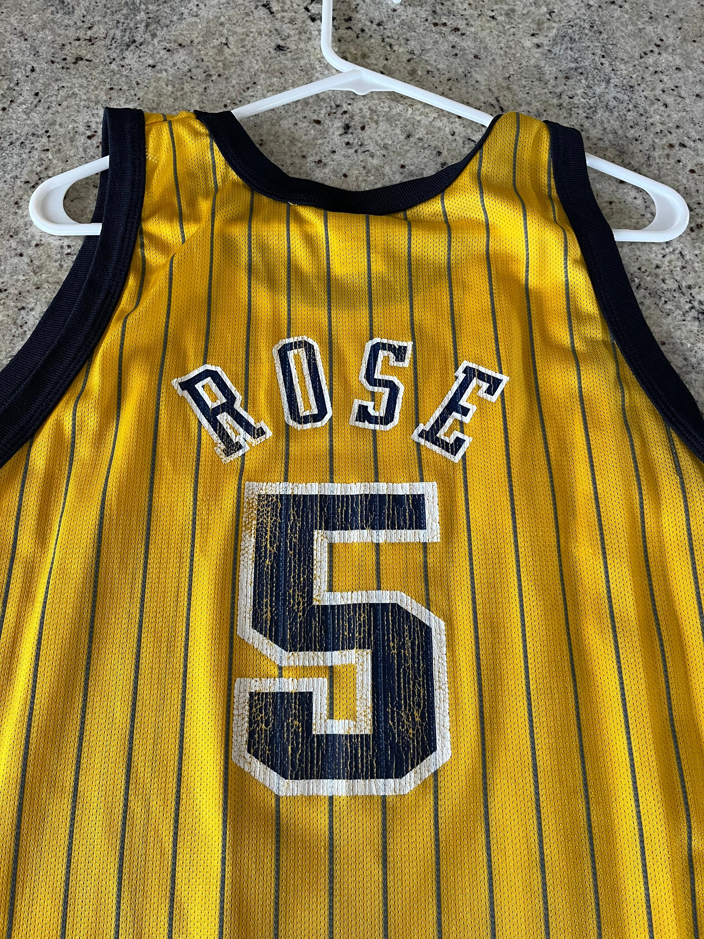 Vintage 90s Indiana Pacers Jalen Rose Champion Brand Jersey # 5