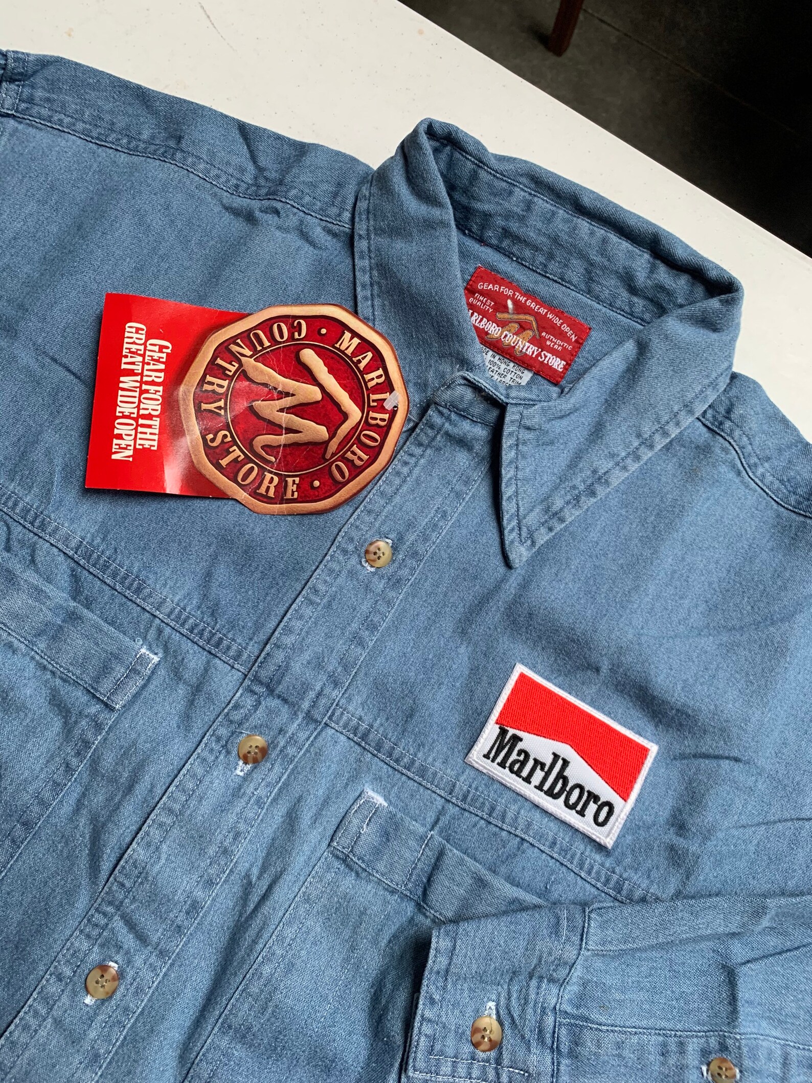 marlboro shirt button up