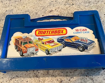 Vintage 1966 Official Matchbox Collectors Case No. #41 in Blue