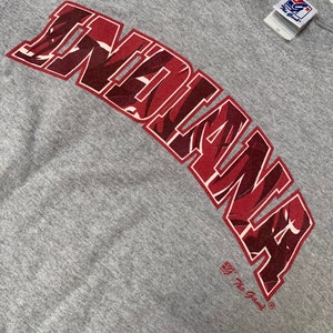Vintage Indiana Hoosiers Long Sleeve T Shirt Size Medium Quality Cotton