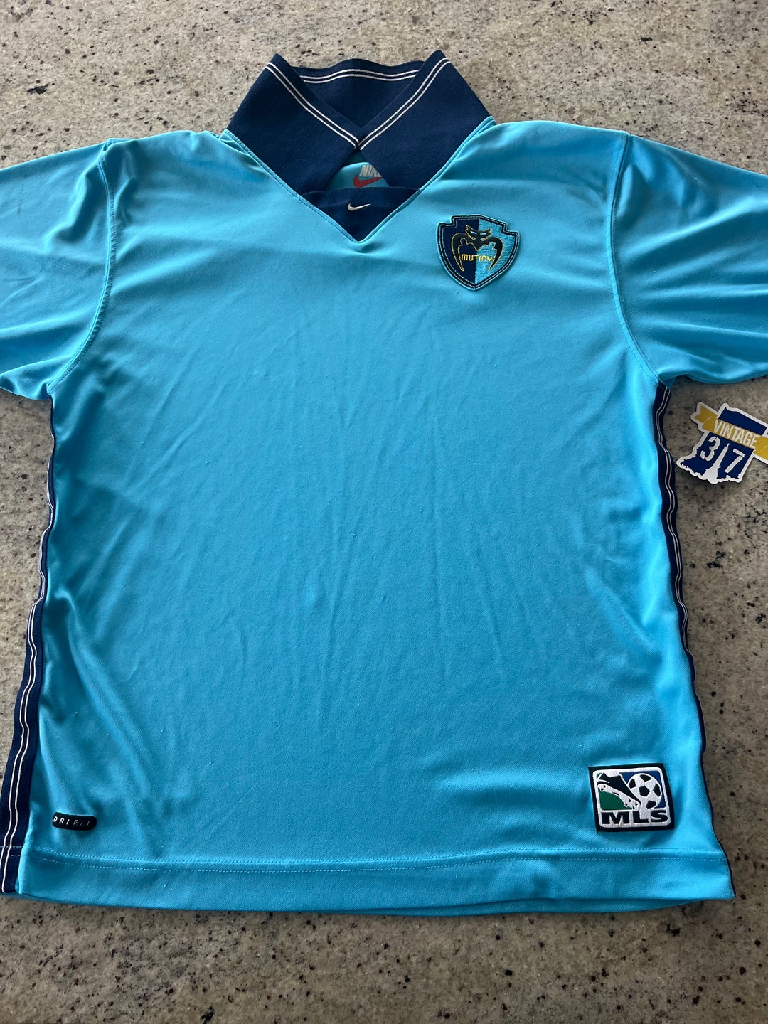 Vintage 90s Tampa Bay Mutiny Soccer Jersey Size Small Quality