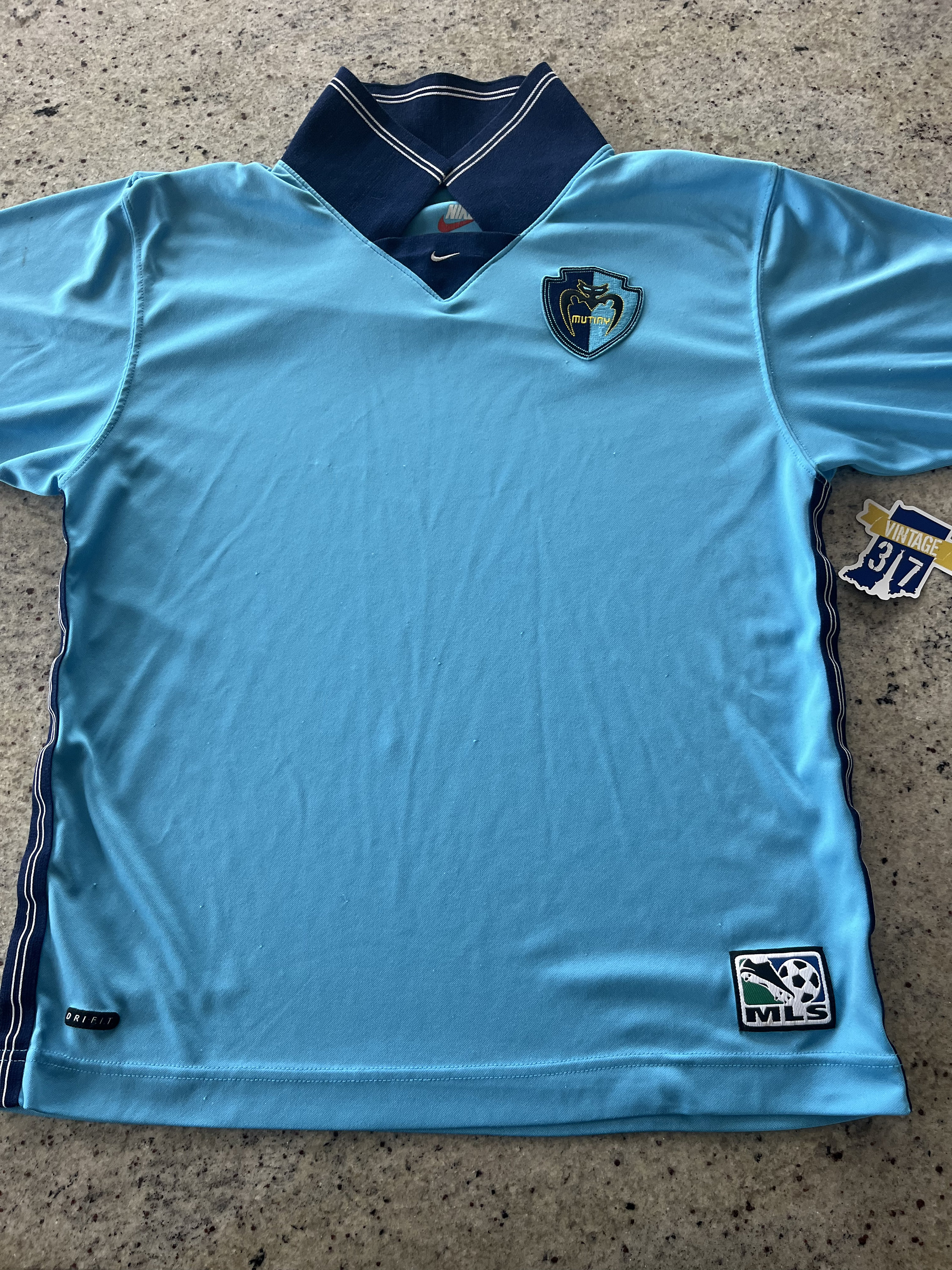 Vintage 90s Tampa Bay Mutiny Soccer Jersey Size Small Quality