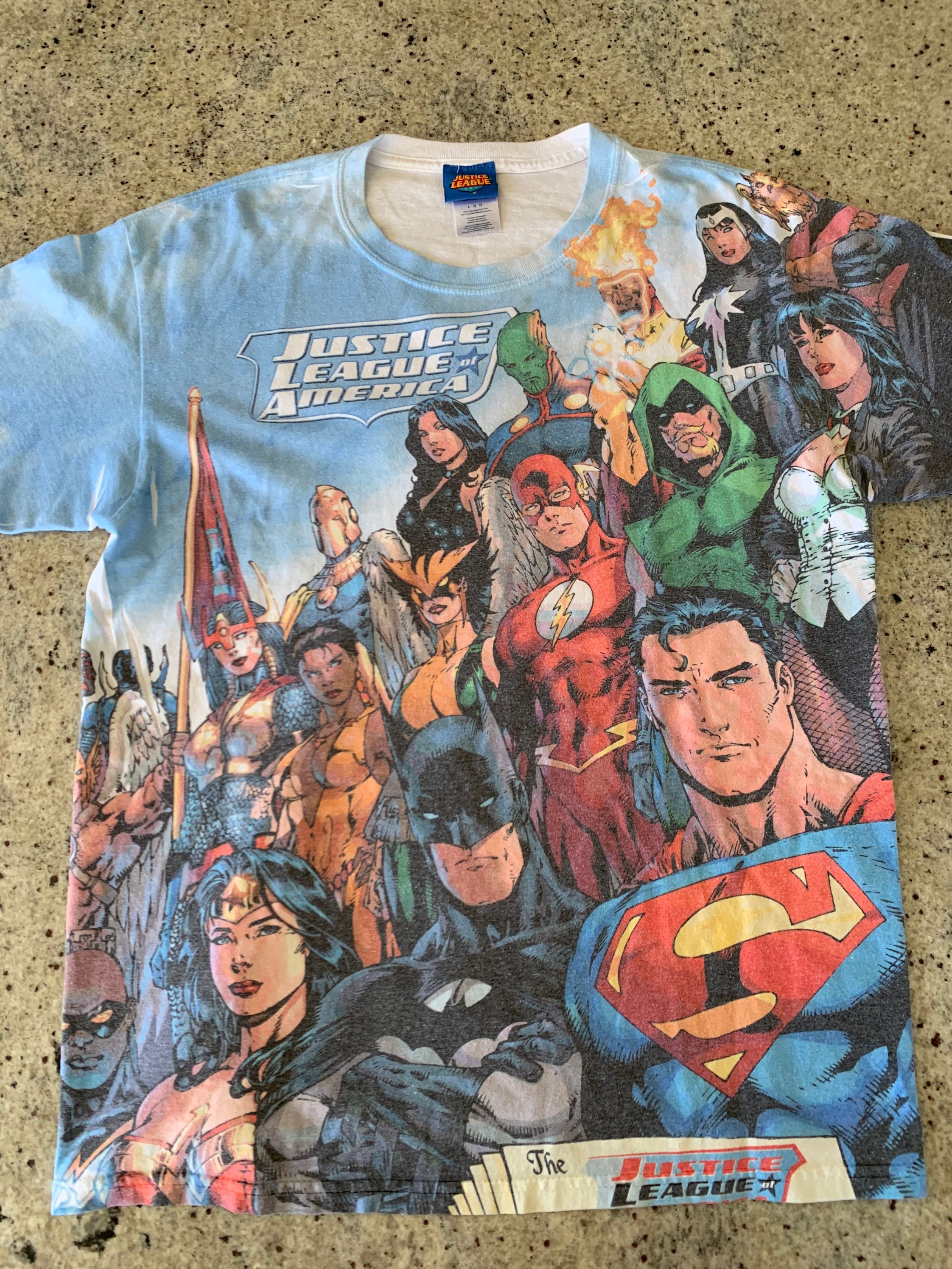 Set Completo Per Bambino Con Maglietta E Pantaloncini Justice League - Superman E Batman, Taglie 4-20, Abbigliamento Sportivo