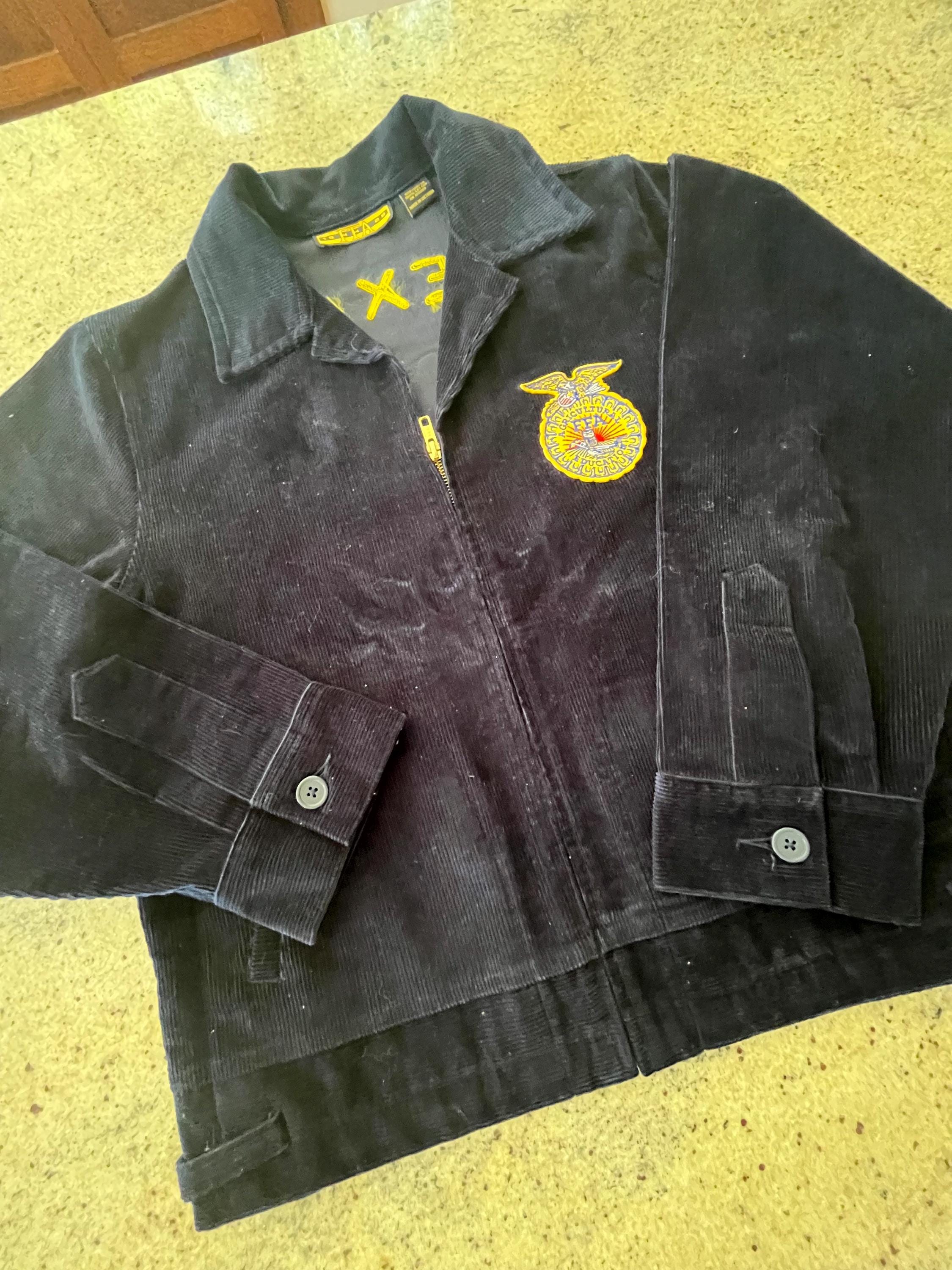 Vintage FFA Future Farmers of America Corduroy Jacket Size 38