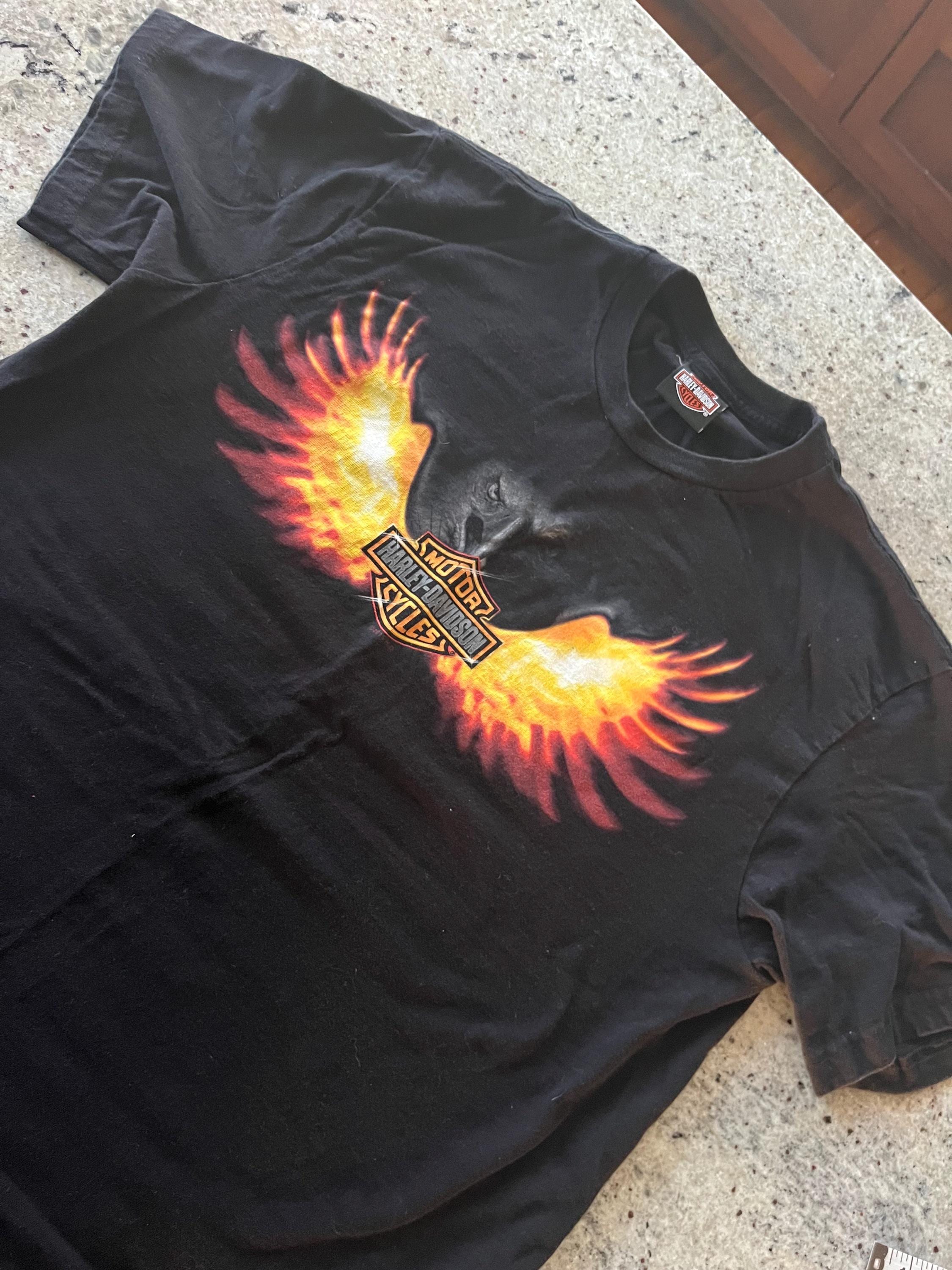 Vintage Harley Davidson Eagle Tennessee T Shirt Size Medium