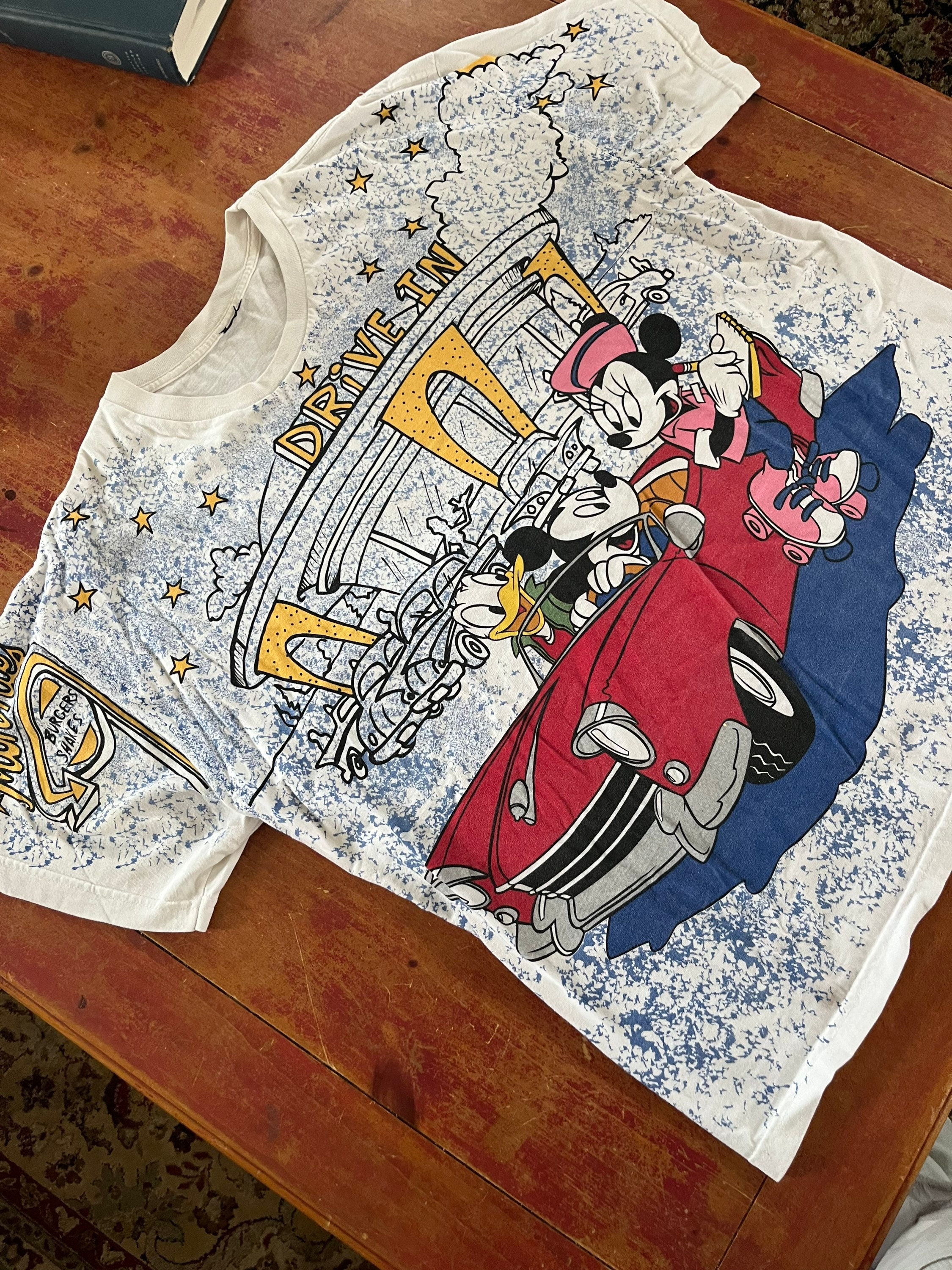90年代 ヴィンテージ ミッキー Tシャツ ディズニー 古着Tシャツ】ディズニー 90s MICKY INC. 魔法使いミッキー
