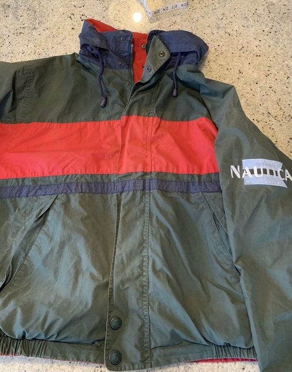 Vintage 90s Nautica Jacket Mens XL Navigation Rev… - image 5