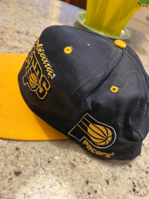 Vintage Indiana Pacers SnapBack Hat Cap Unique Embroi… - Gem