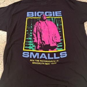 Biggie Smalls The Notorious B.I.G. T Shirt Size XL Brooklyn New York Awesome Graphic