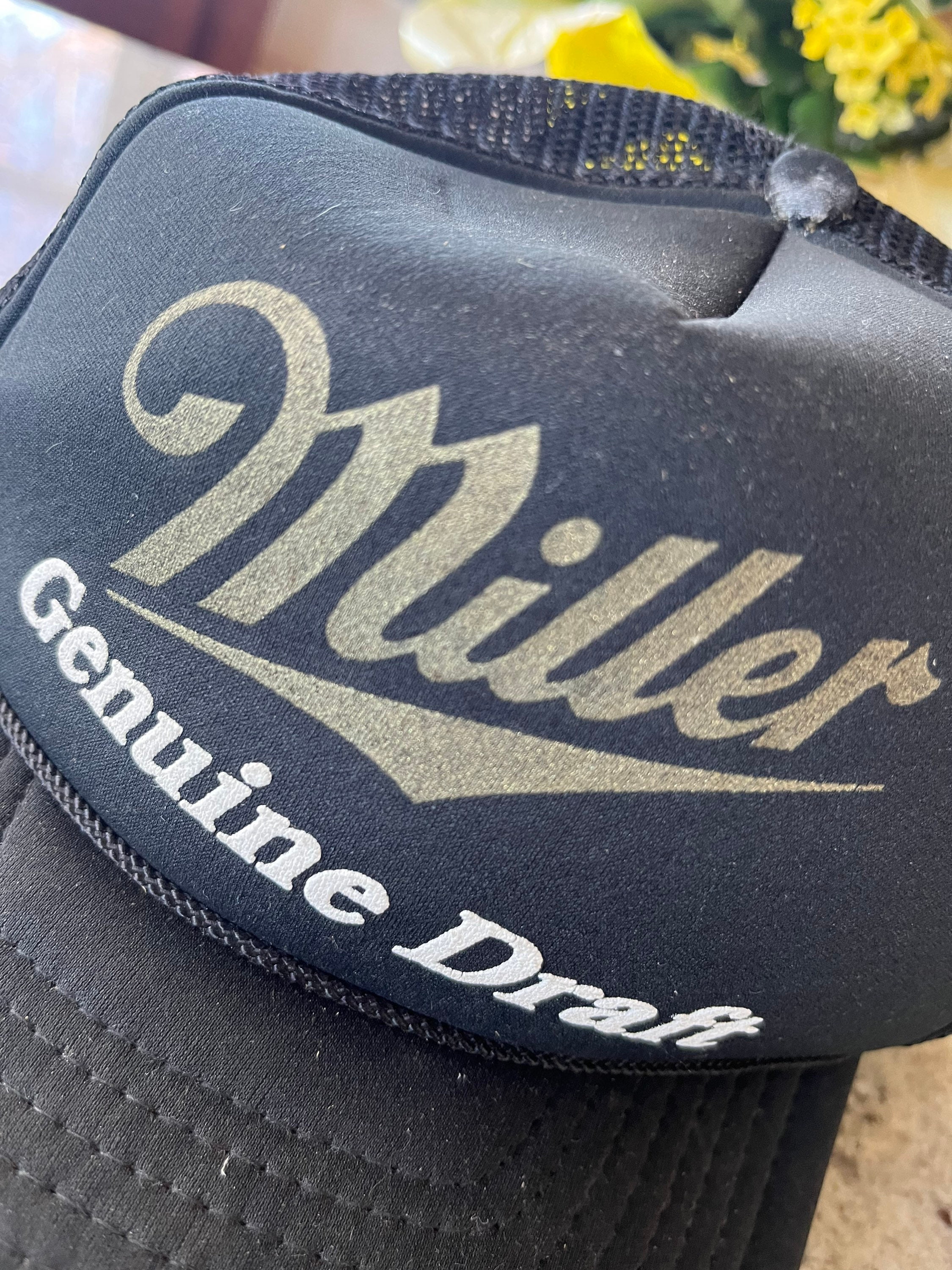 Vintage Miller Genuine Draft Beer Snapback Hat Cap Nice - Etsy Vintage Miller Genuine Draft Beer Snapback Hat Cap Nice - Etsy