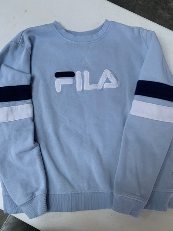 Vintage FILA Brand Crewneck Sweatshirt Size XL Na… - image 8